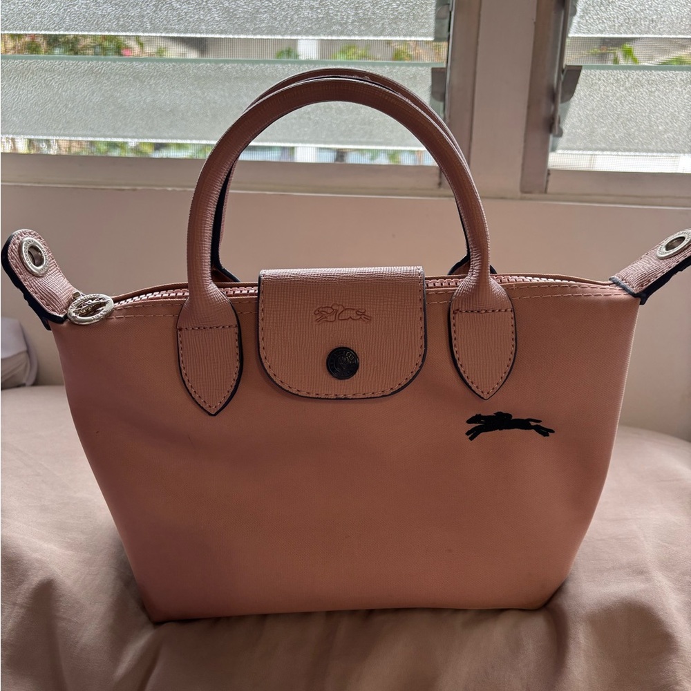 Longchamp blush/rose pink crossbody